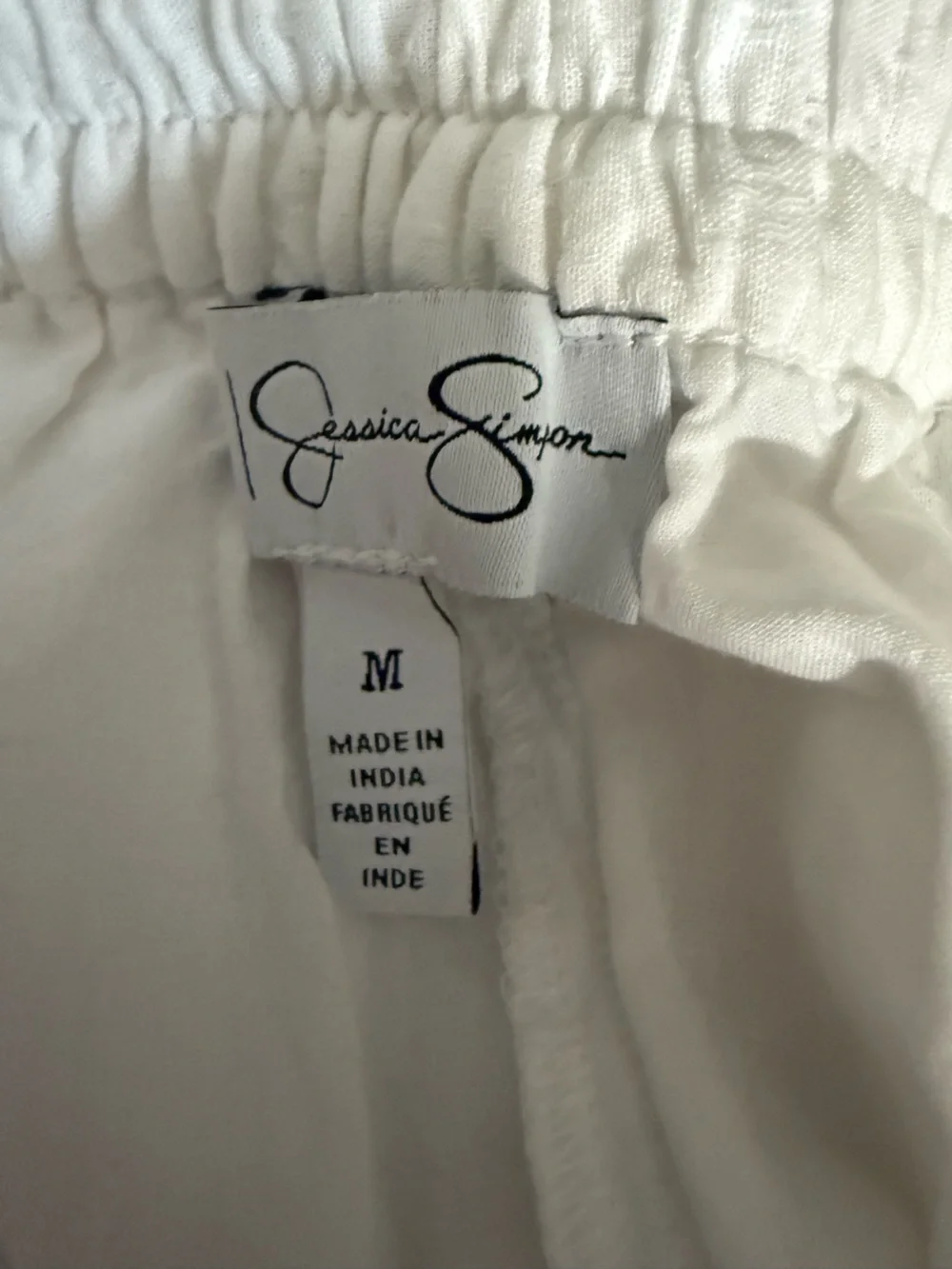 Jessica Simpson White Eyelet Tiered Mini Skirt